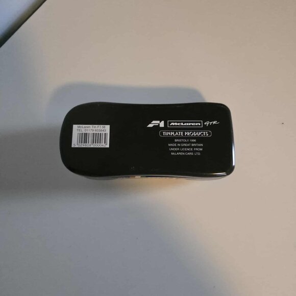 Vintage Tinplate Products McLaren F1 GTR Racing Collectible Tin - Picture 3 of 7